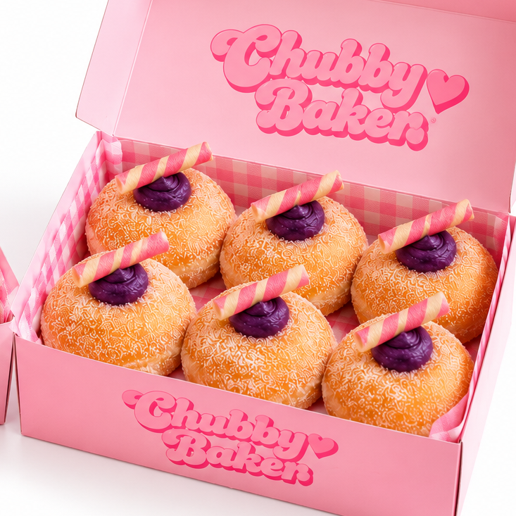 Ube Donut Box (6 Pack)